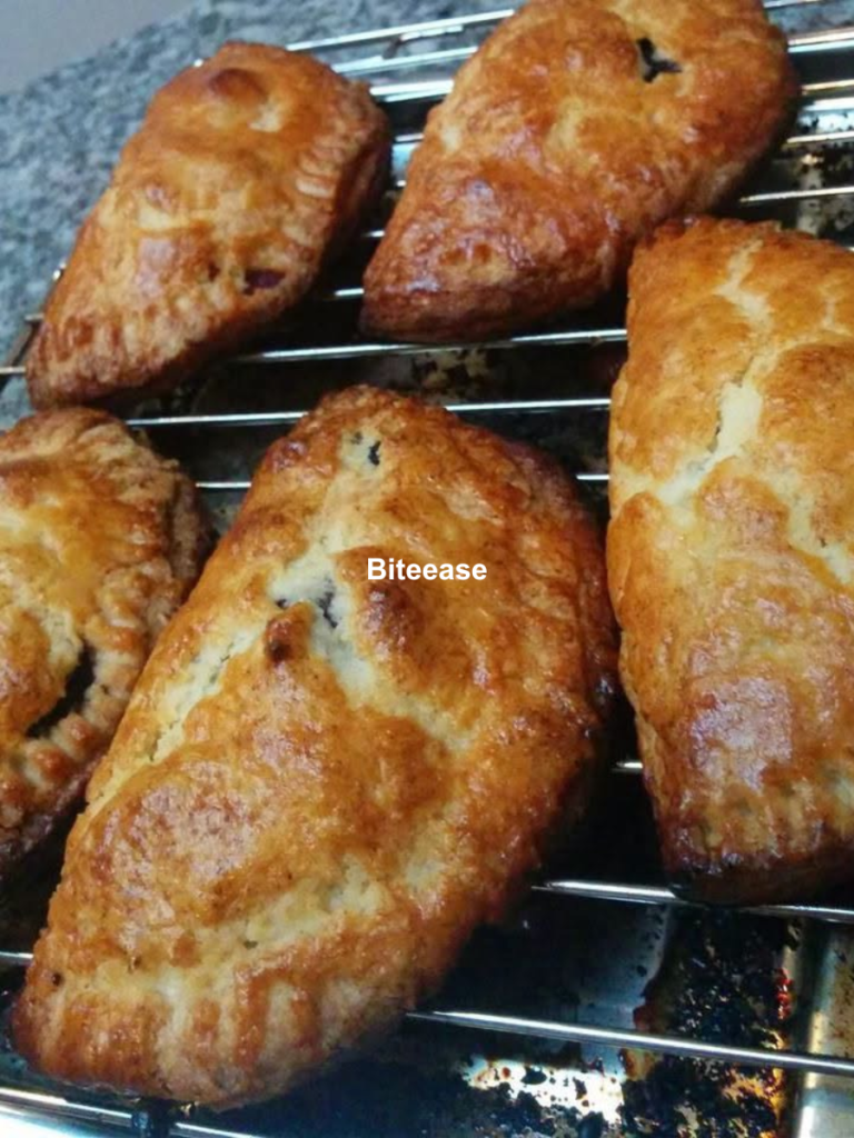 Blueberry Turnover Hand Pies – Flaky, Golden, and Bursting with Sweet Blueberry Filling