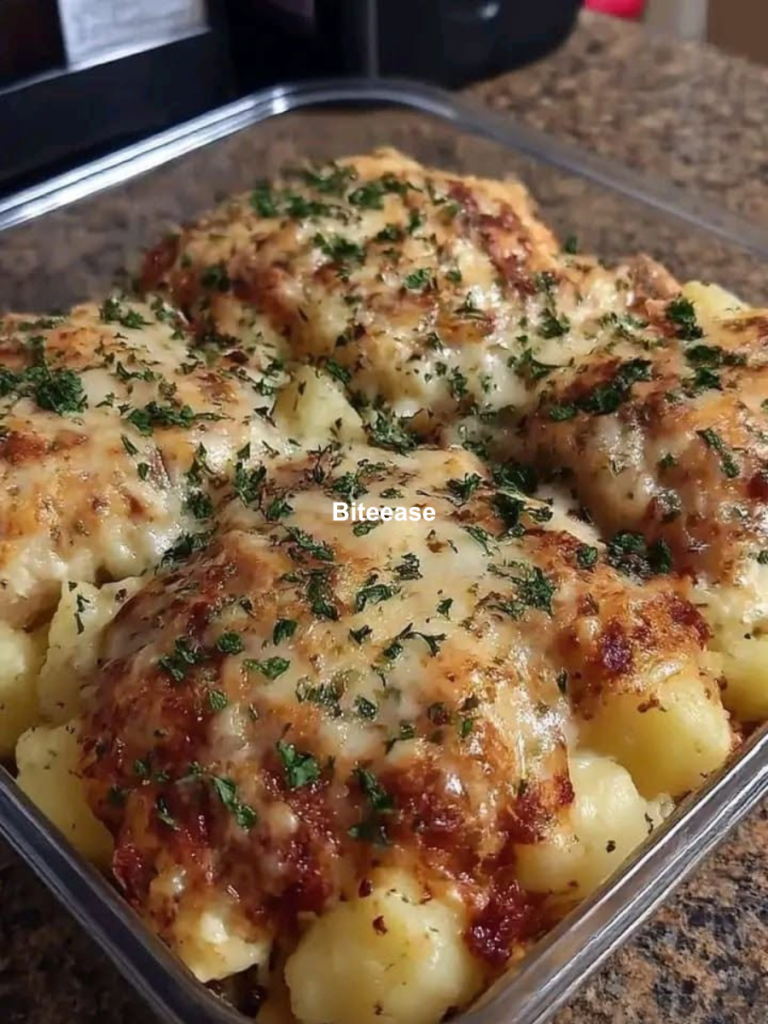 Creamy Cheesy Baked Chicken and Potatoes – The Ultimate Comfort Food Family Dinner