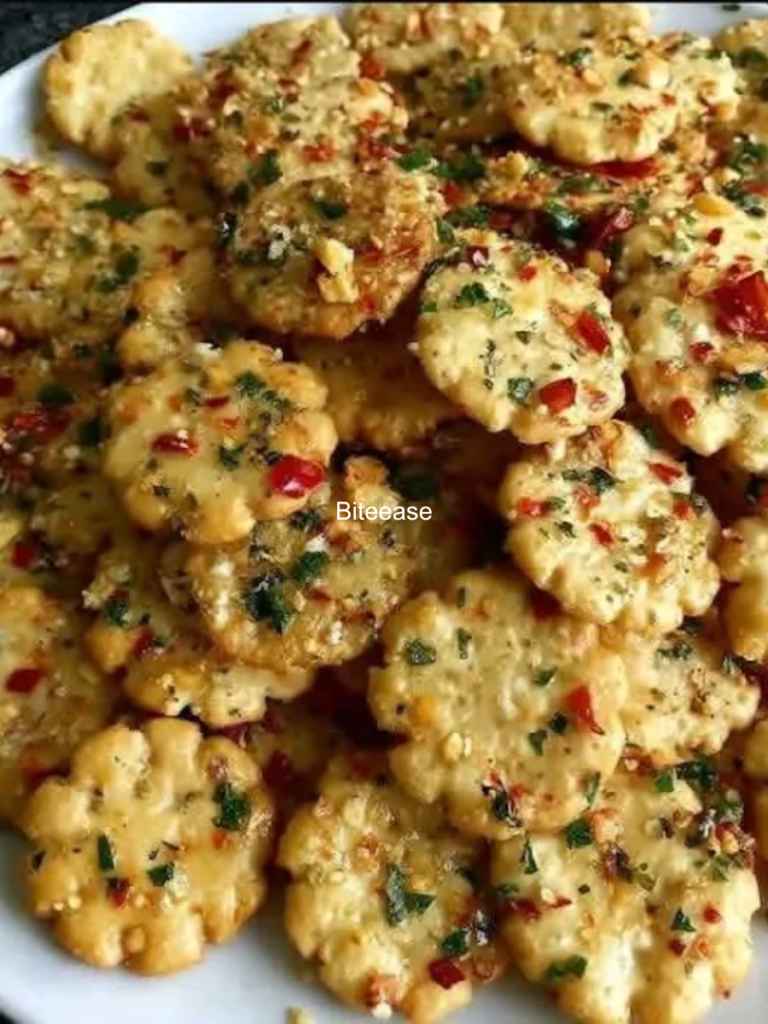 Zesty Crackers – Crispy Homemade Savory Crackers Bursting with Bold Flavor