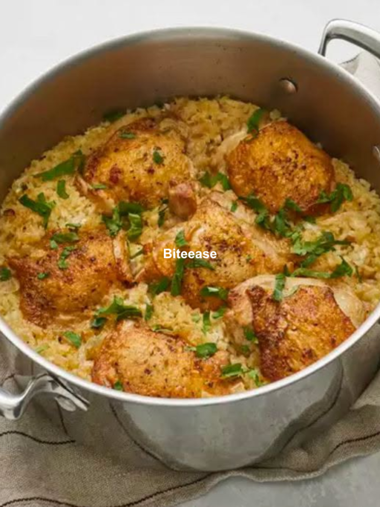 One-Pot Crispy Chicken and Rice – Easy Family Dinner Recipe